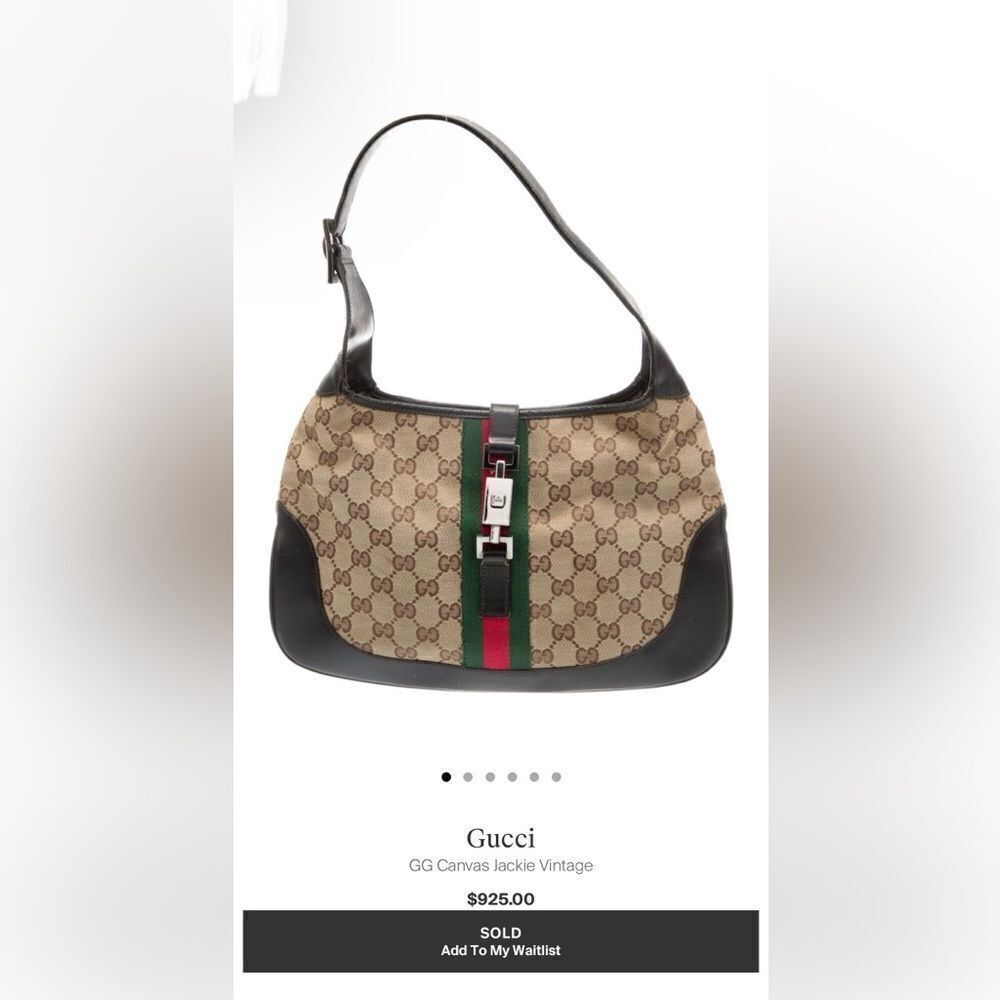 Gucci web Gg jackie bag - Picture 11 of 11